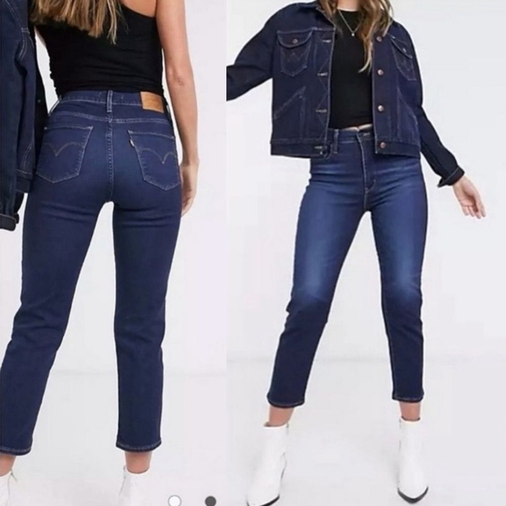 Levi's Premium 724 High Rise Straight Leg Jeans Size: 26